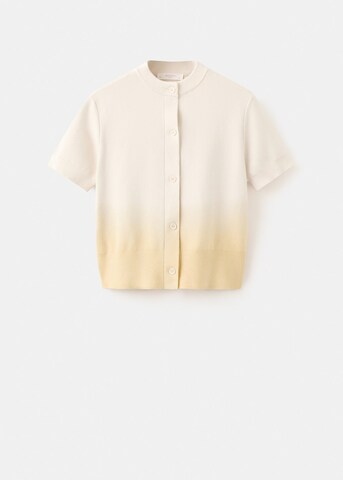 MANGO Knit Cardigan 'cesarita' in Beige