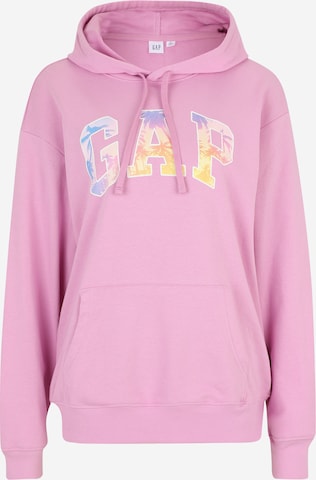 Gap Tall Свитшот 'HERITAGE' в Ярко-розовый: спереди