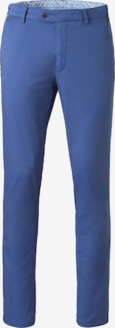 MEYER Chino trousers in Blue: front
