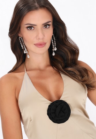 Robe de cocktail faina en beige