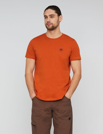 MAMMUT Performance Shirt in Brown: front