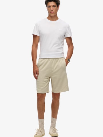 Superdry Normální Kalhoty 'Essential' – béžová