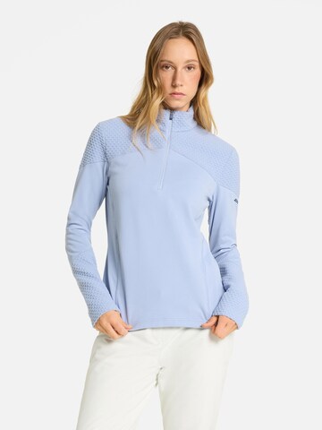 ZIENER Athletic Sweatshirt in Blue: front