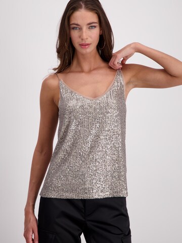 monari Blouse in Zilver: voorkant