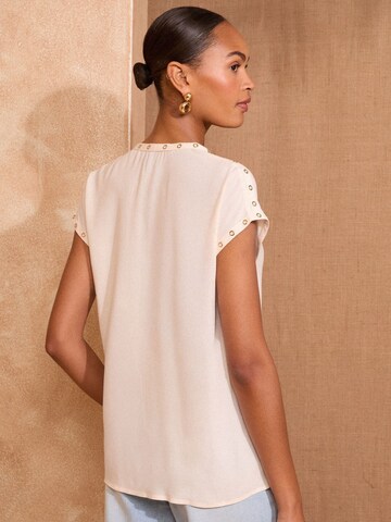 love & roses Bluse in Beige