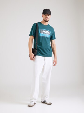 T-Shirt 'JCOLOGAN' JACK & JONES en vert