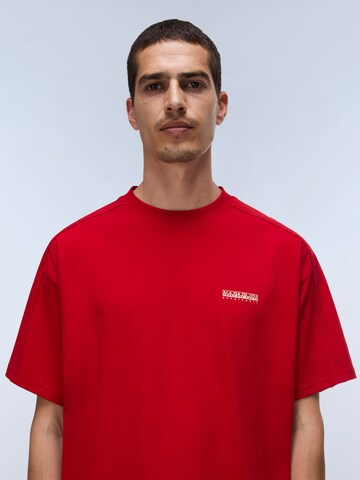 NAPAPIJRI T-shirt 'Teza' i röd