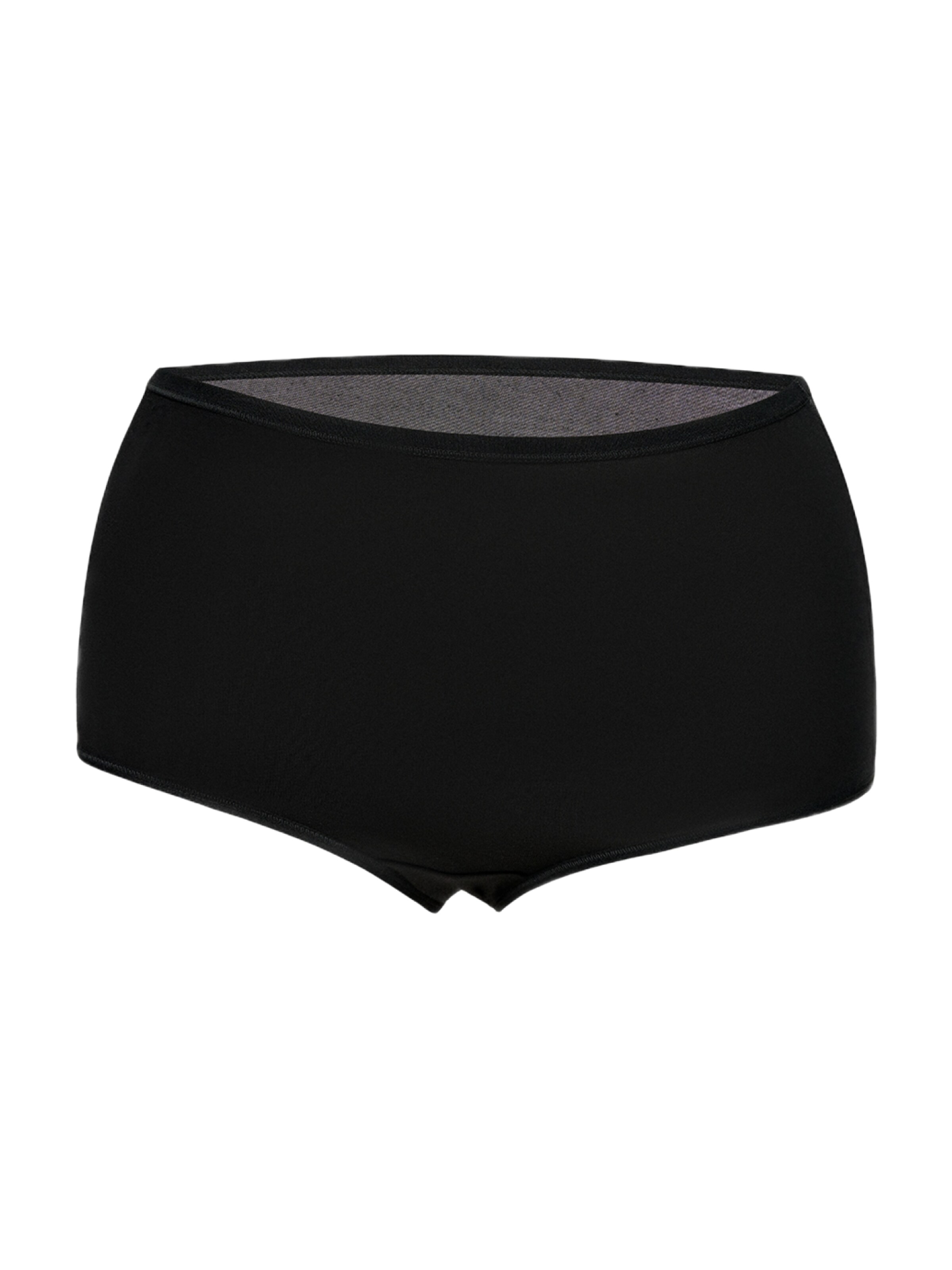 Weweus Panty in Schwarz: Vorderseite