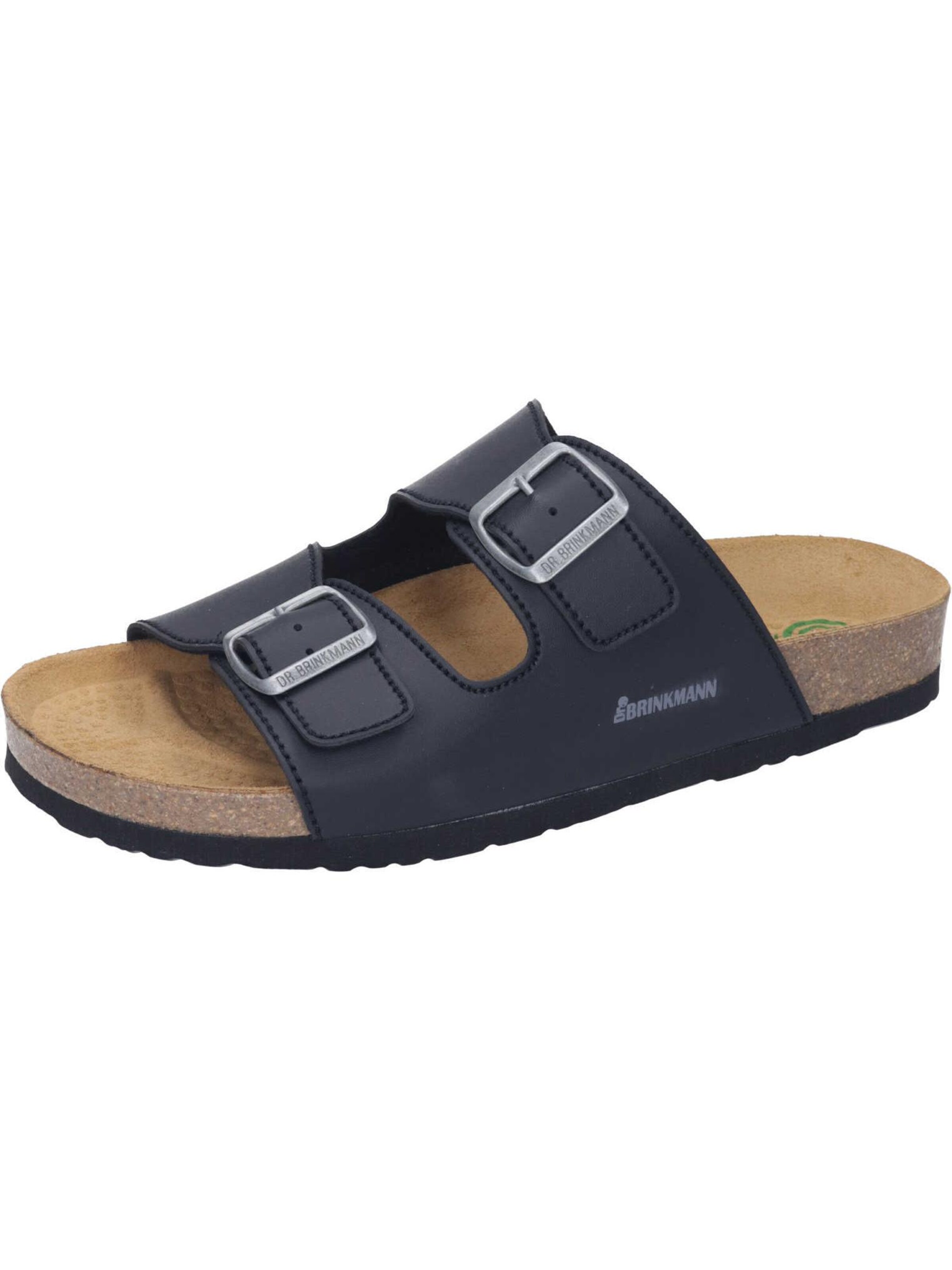 DR. BRINKMANN Mules 'BONILLO' in Black: front