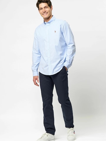 U.S. POLO ASSN. Regular Fit Skjorte 'Calvert' i blå