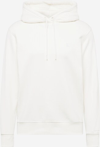 Sweat-shirt Calvin Klein Jeans en blanc : devant