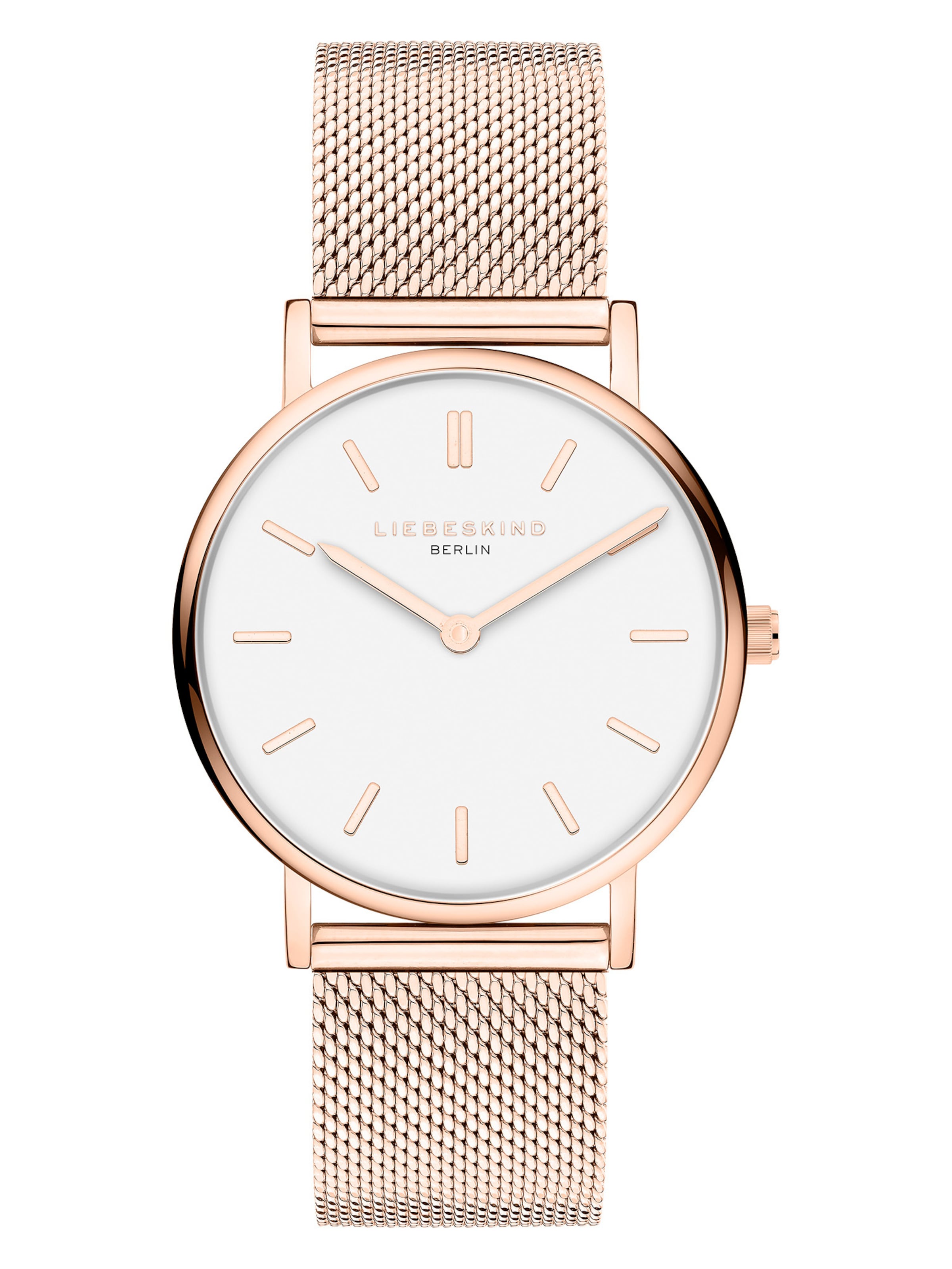 Montre à affichage analogique Liebeskind Berlin en or : devant