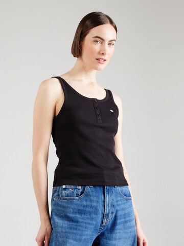 Haut Tommy Jeans en noir : devant