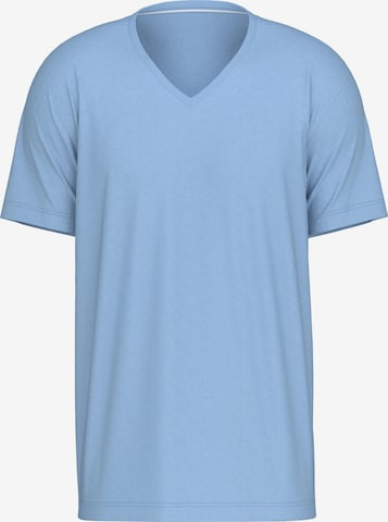CALIDA Shirt 'Remix Basic Sleep' in Blau: Vorderseite