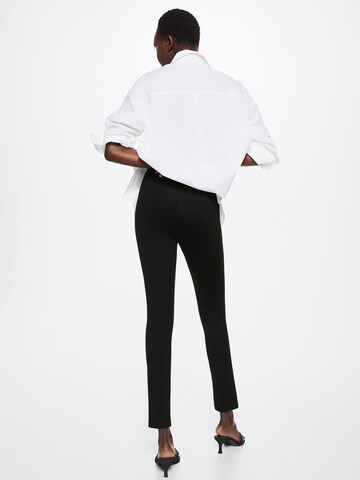 MANGO Skinny Leggings 'BANGROM' in Schwarz