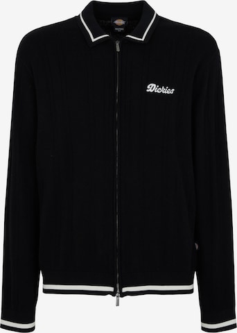 DICKIES Вязаная кофта 'Lewistown' в Черный: спереди