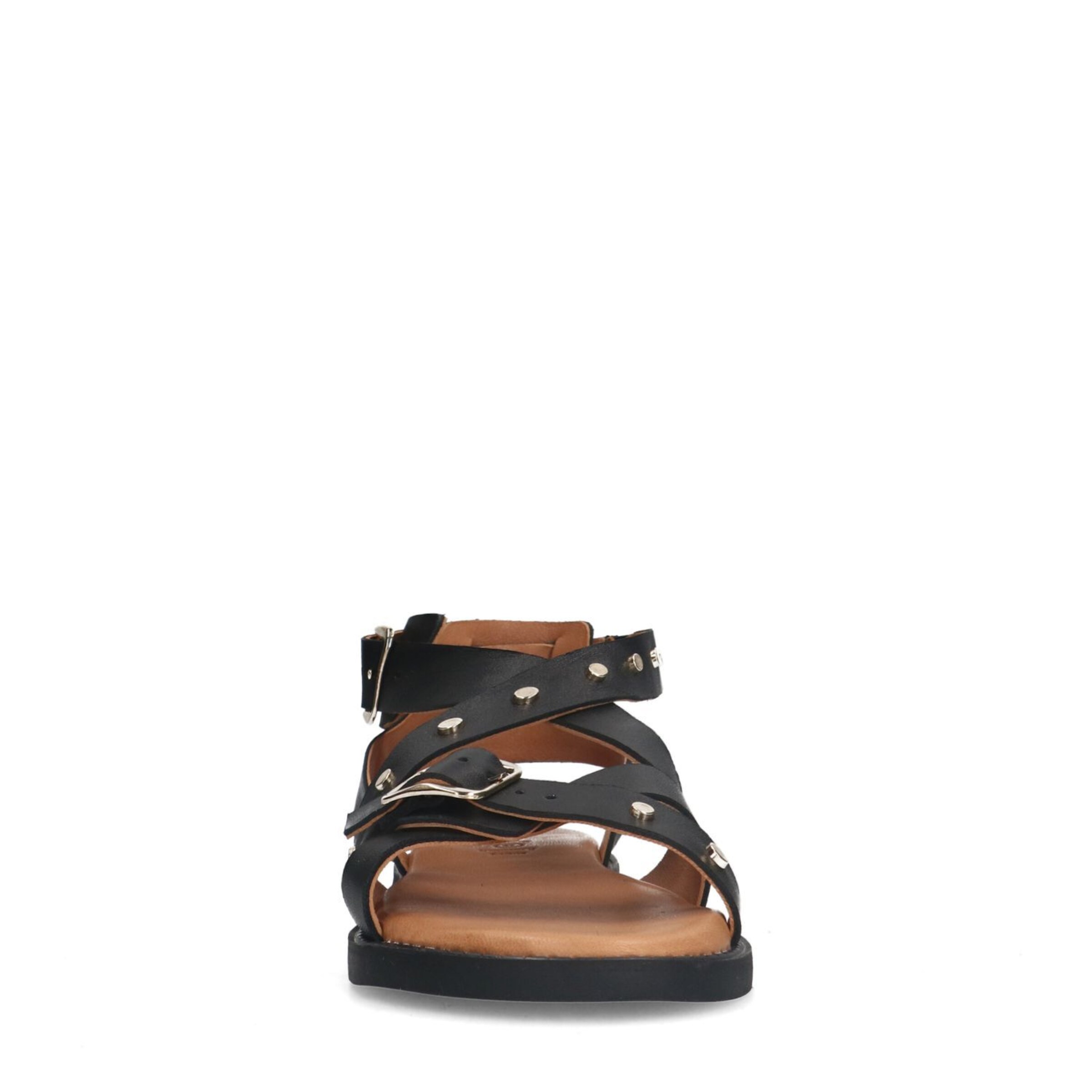 no stress Strap Sandals in Black