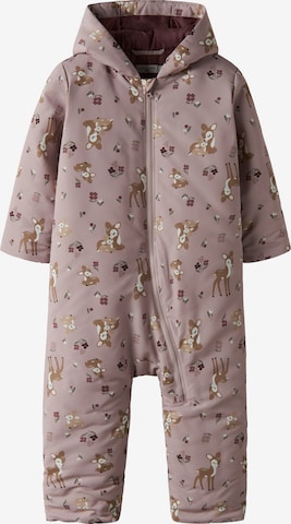 purpurinė NAME IT Funkcinis kostiumas 'NBFMAXI': priekis