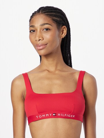 Tommy Hilfiger Underwear Bustier Bikinioverdel i rød: forside
