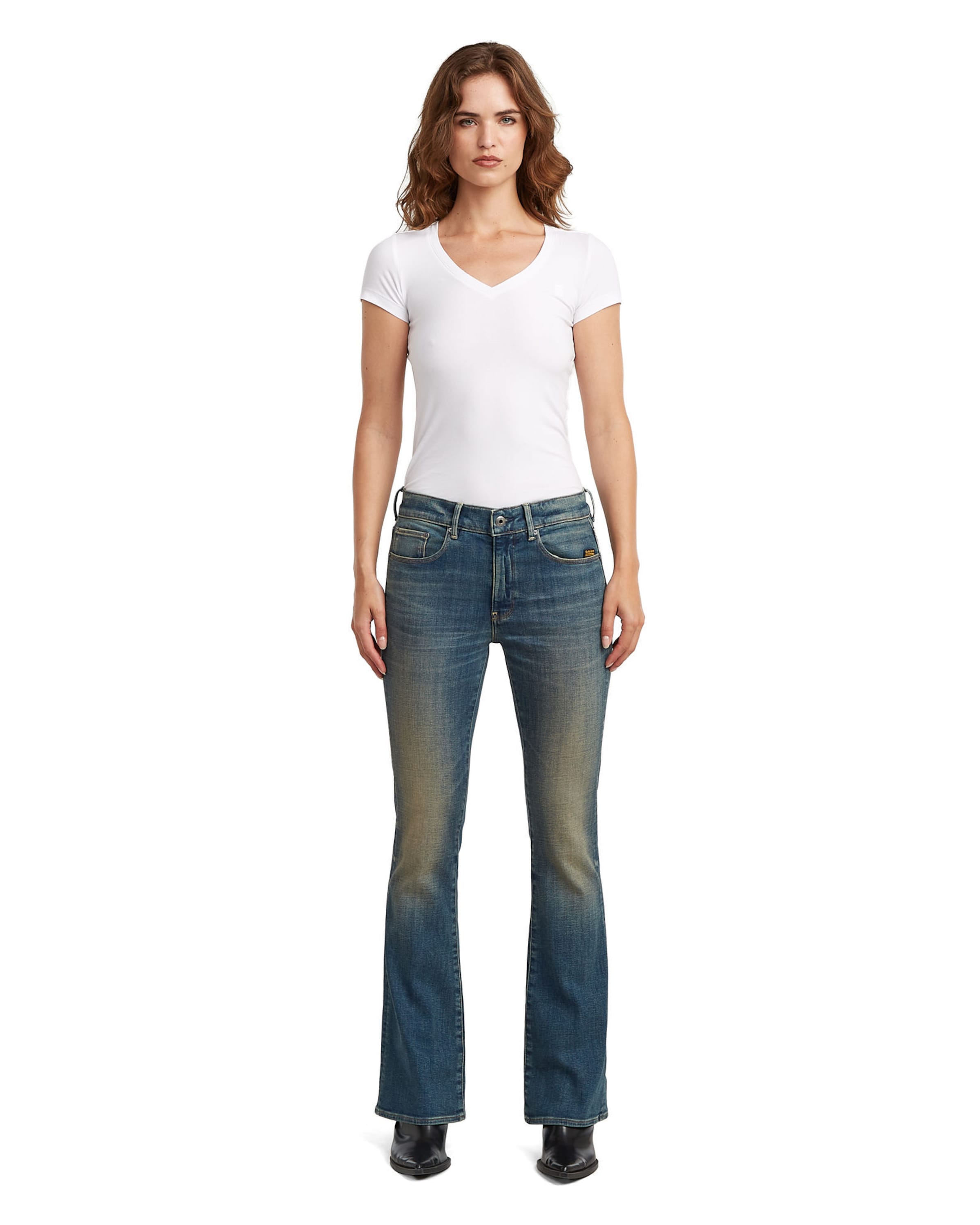 G-STAR Flared Jeans '3301 Flare Jeans' in Blue