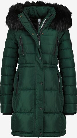 Manteau d’hiver 'NicolaAK' Alife and Kickin en vert : devant