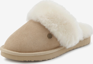VIVANCE Hausschuh in Beige: Vorderseite