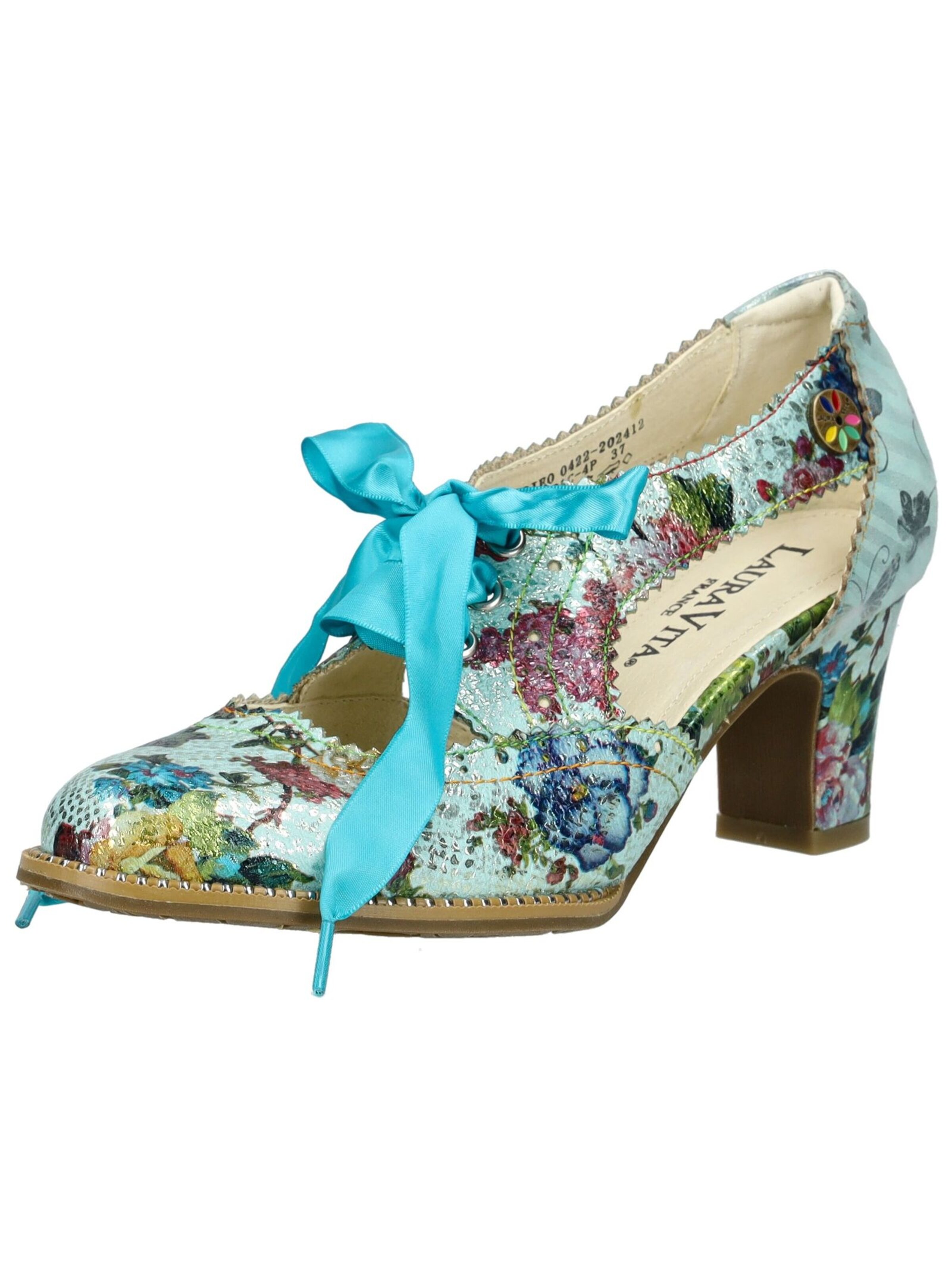 Escarpins Laura Vita en bleu : devant