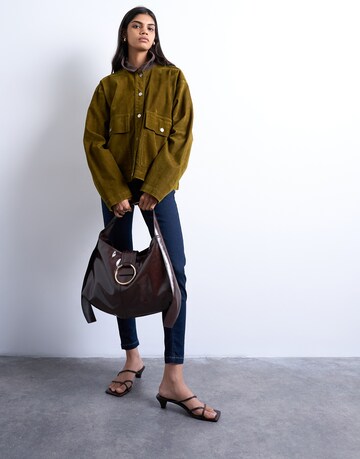 TOPSHOP Наплечная сумка 'SATURN' в Коричневый