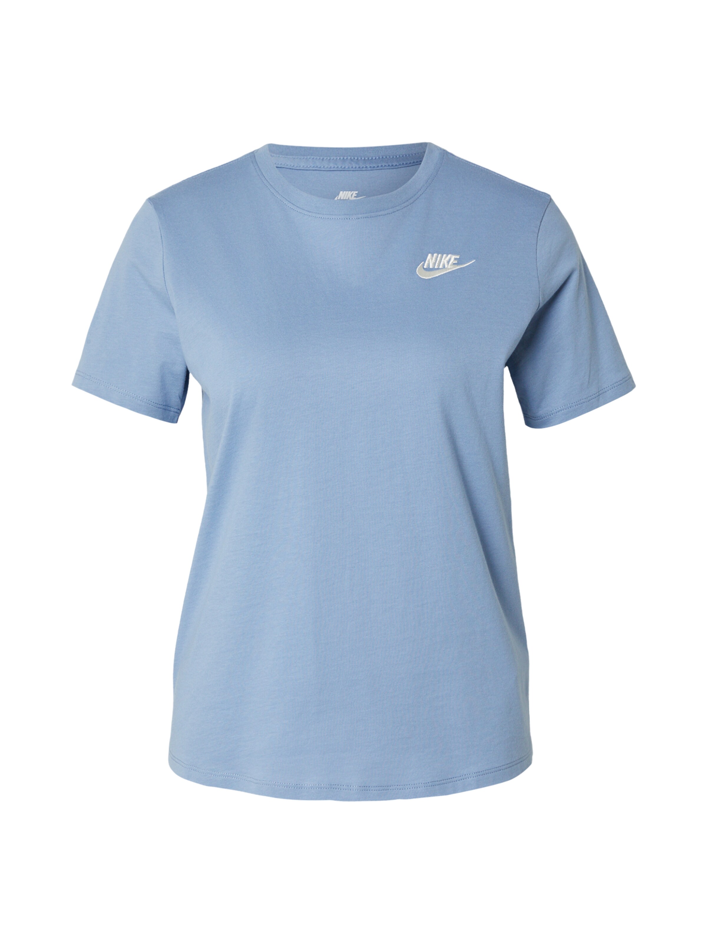 Nike Sportswear Majica 'Club Essential' | modra barva: sprednja stran