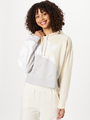 ADIDAS ORIGINALSSweater majica - bijela boja: prednji dio