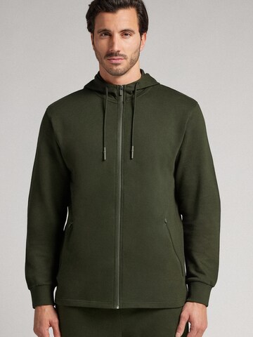 IUMAN Intimissimi Uomo Sweatjacke in Grün: Vorderseite