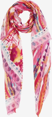 SAMAYA Scarf 'Doree' in Pink: front