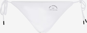 Slip bikini ' RUE ST-GUILLAUME' di Karl Lagerfeld in bianco: frontale