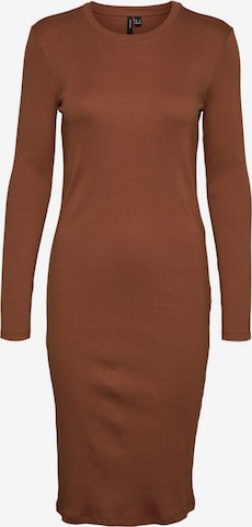Aware Dress 'Lavender' in Brown: front