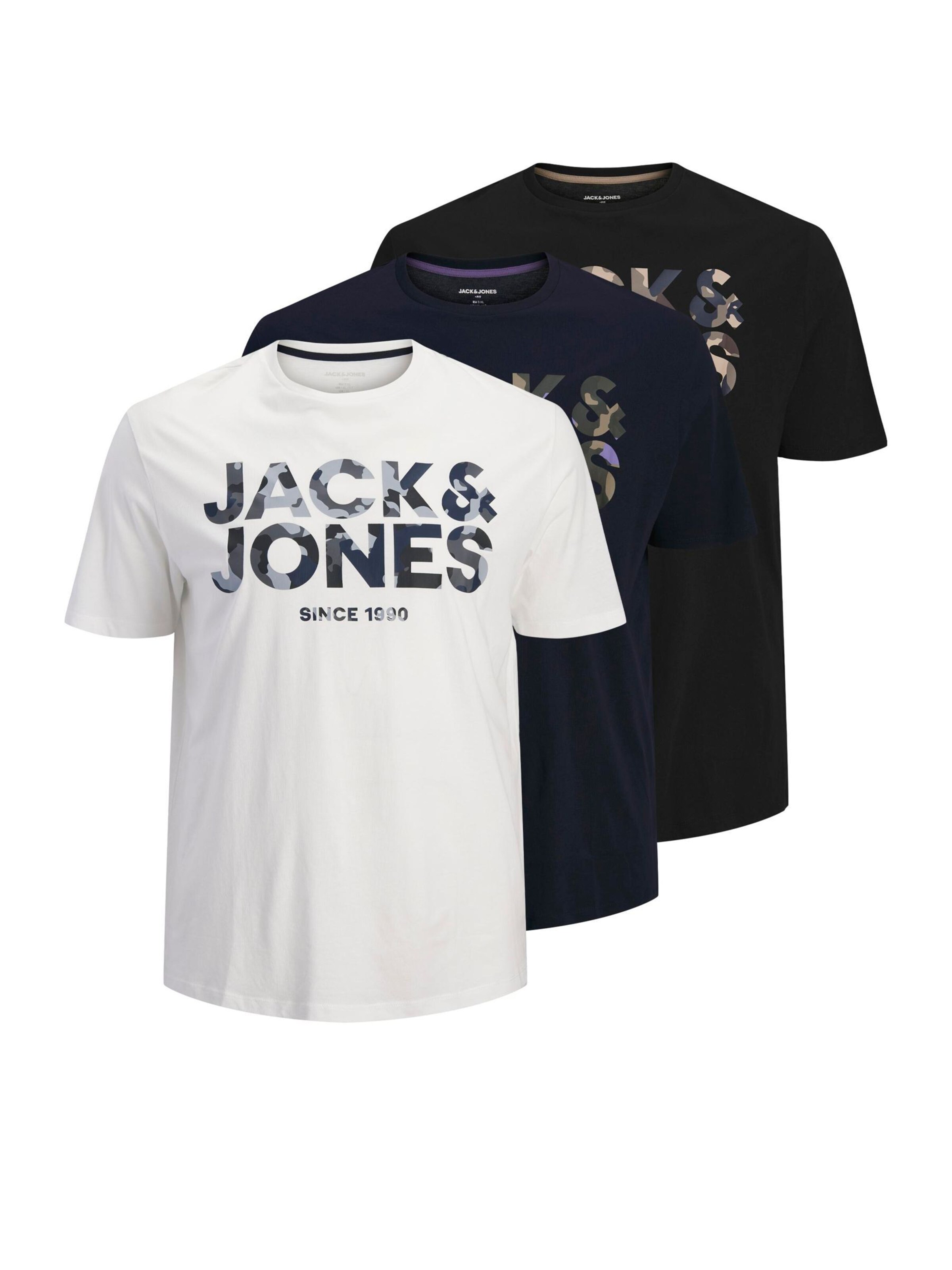 Jack & Jones Plus - Camiseta en azul: frente