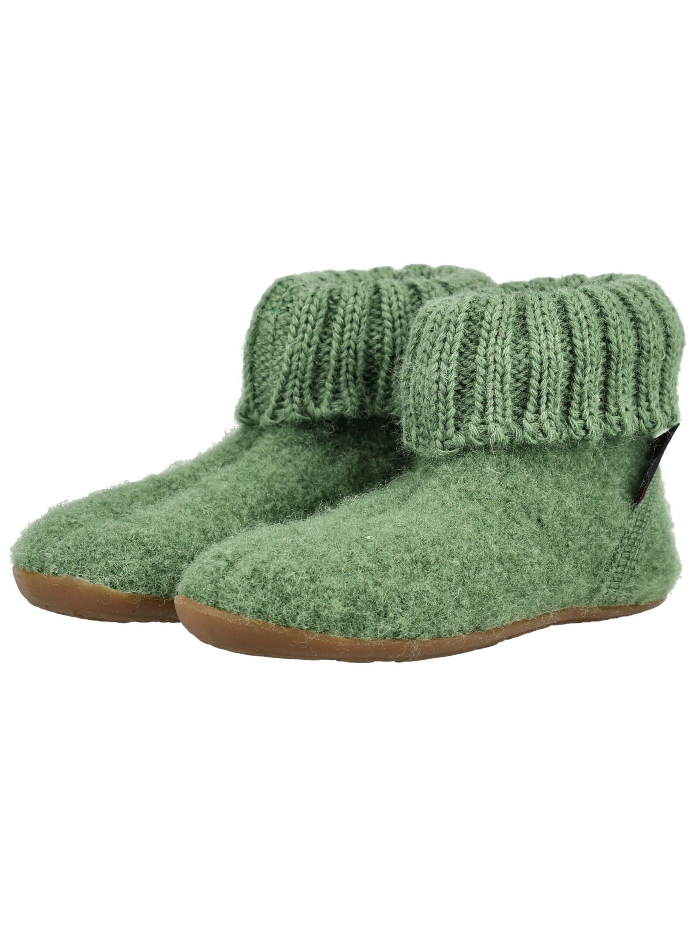 Pantoufle HAFLINGER en vert