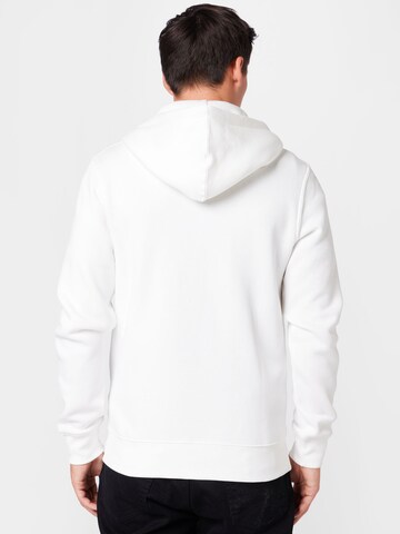 JACK & JONES Zip-Up Hoodie 'Star' in White