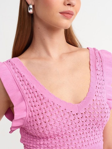 Tops en tricot Dilvin en rose