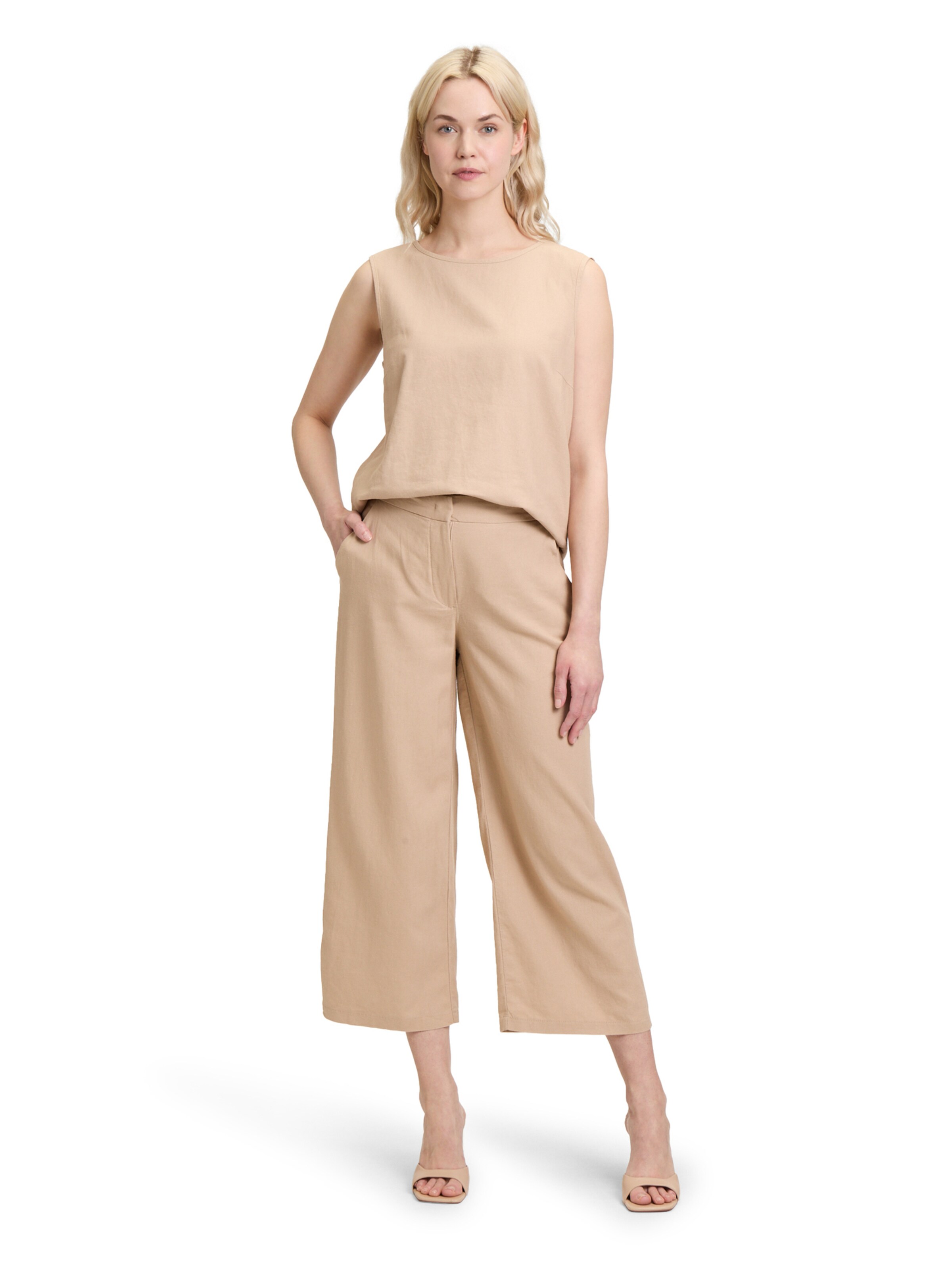 Wide Leg Pantalon Betty Barclay en beige