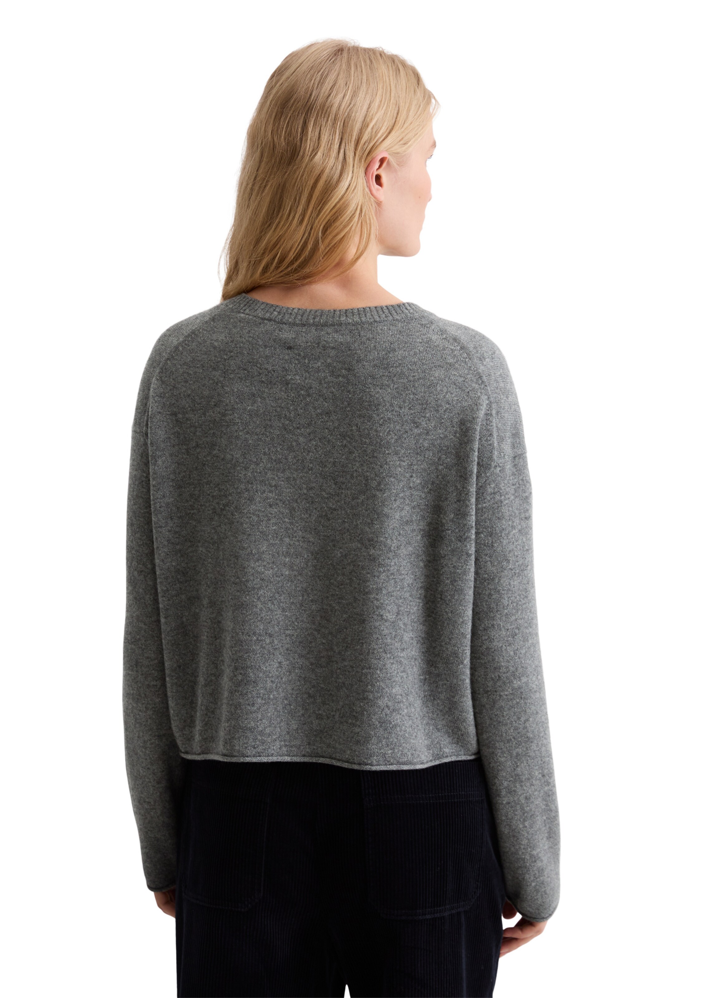 Marc O'Polo Gebreid vest in Grijs