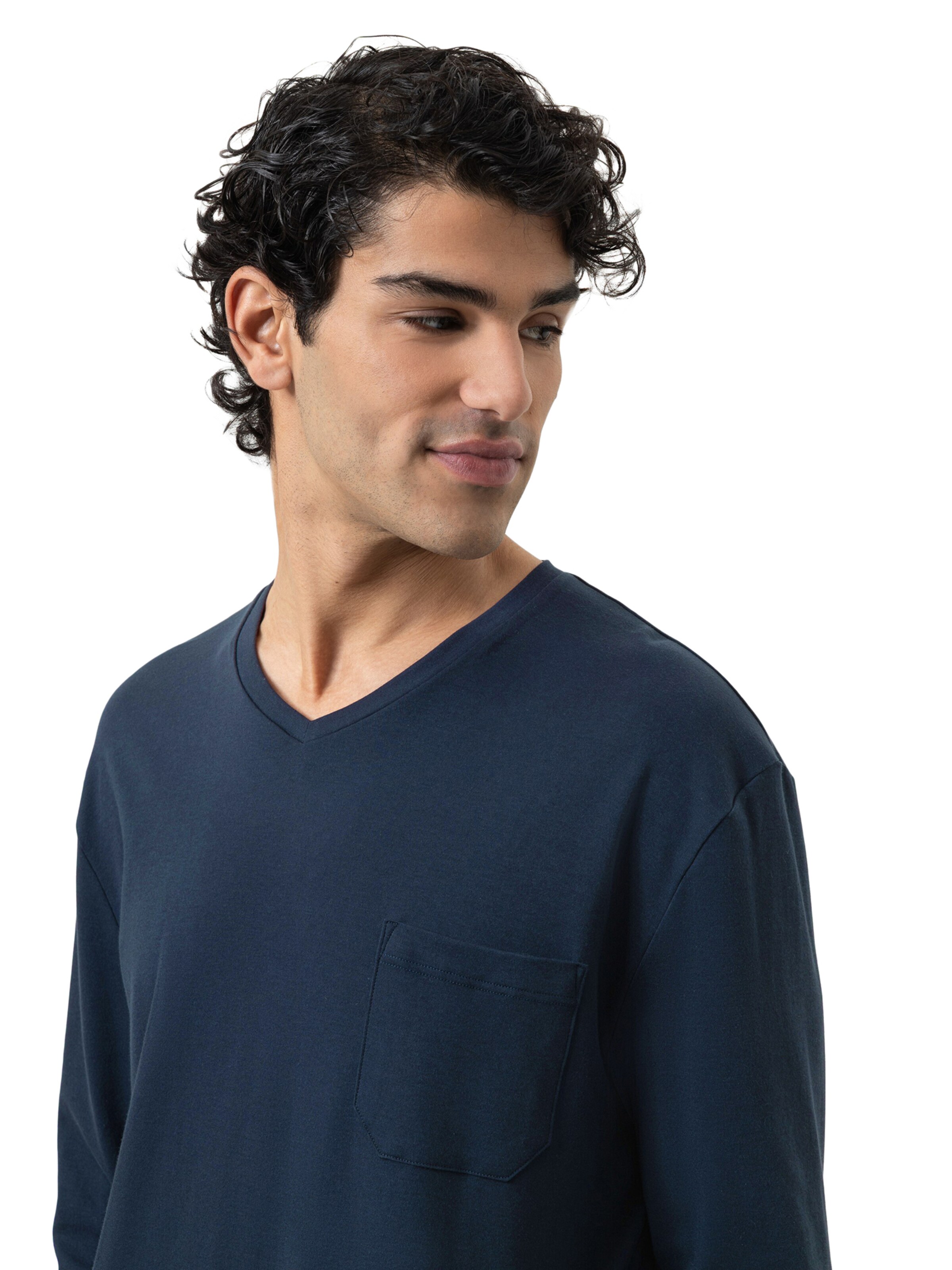 Mey Pajamas long in Blue