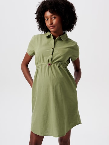 Abito camicia di Esprit Maternity in verde: frontale