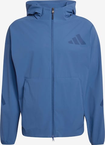 ADIDAS SPORTSWEARSportska jakna 'Z.N.E.' - plava boja: prednji dio