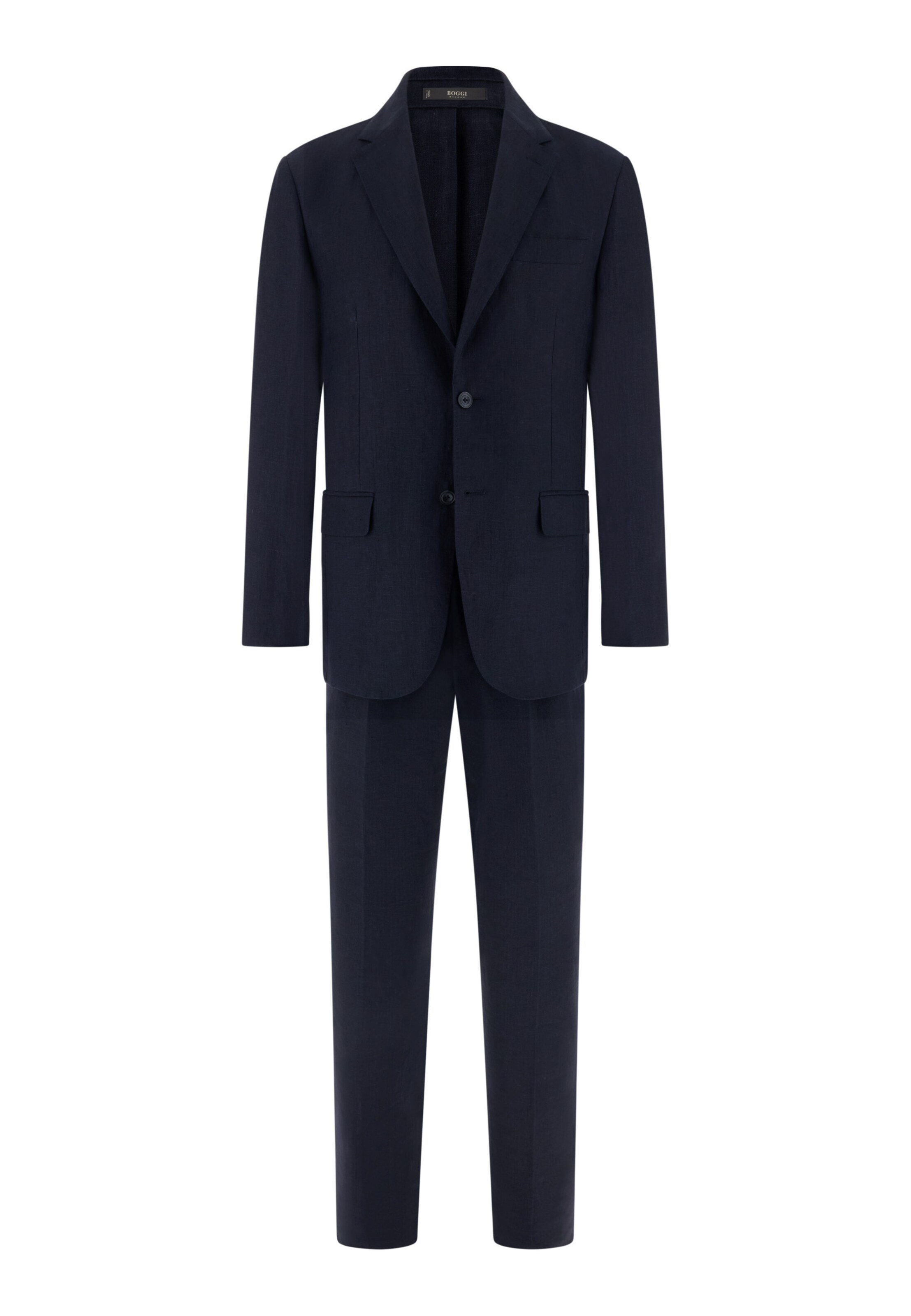 Coupe slim Costume Boggi Milano en bleu : devant