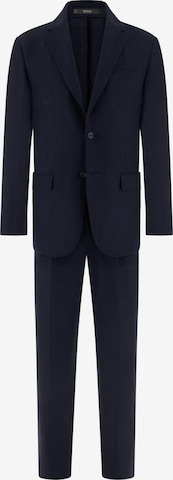 Coupe slim Costume Boggi Milano en bleu : devant