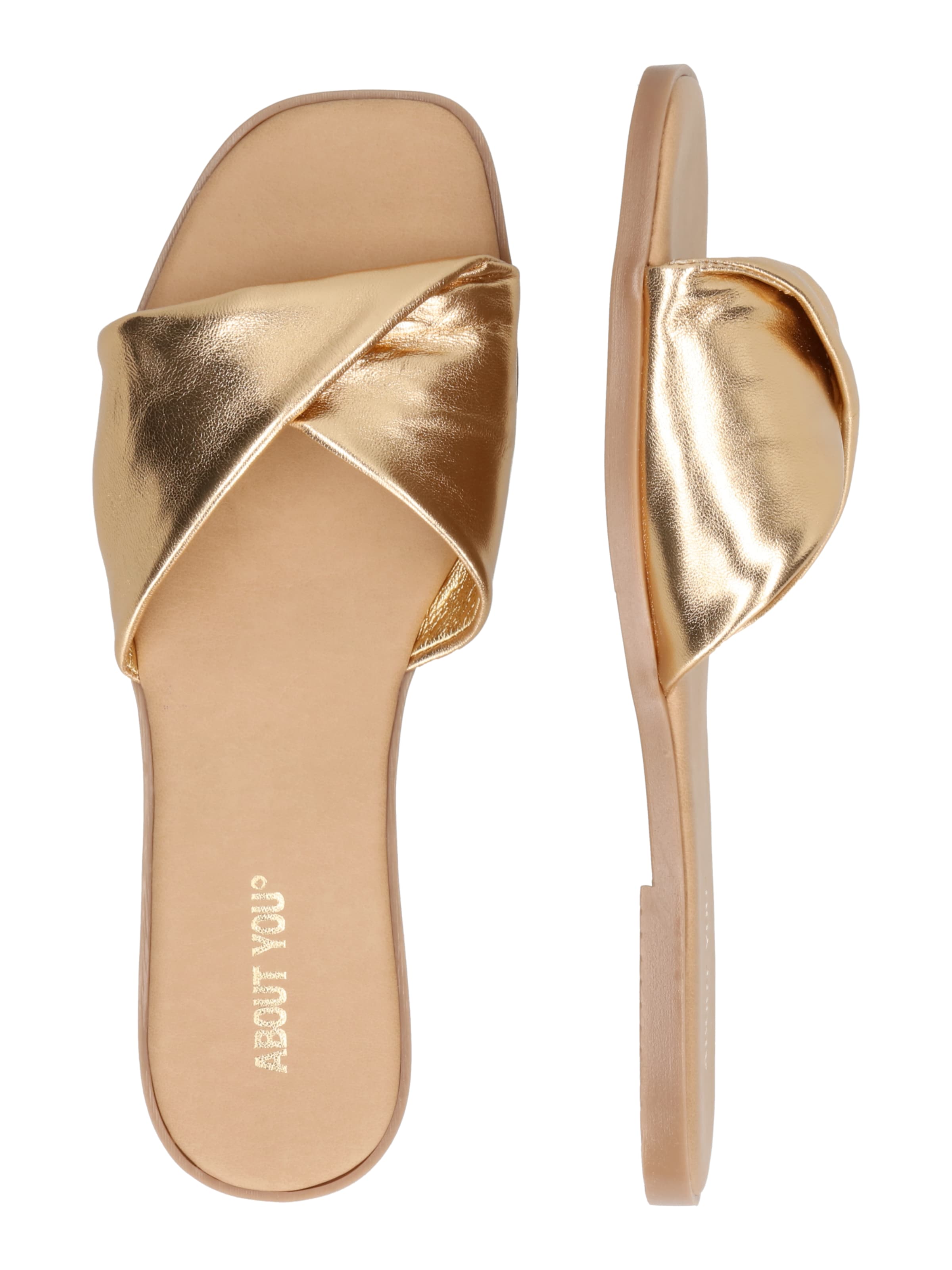 ABOUT YOU Sandals 'Giuliana' in Gold