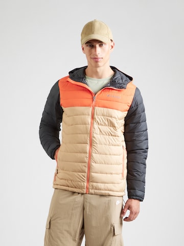 Veste outdoor 'Powder Lite II' COLUMBIA en beige : devant