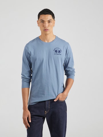 T-Shirt La Martina en bleu : devant