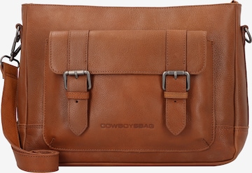 Amsterdam Cowboys Document Bag 'Kinghorne' in Brown: front
