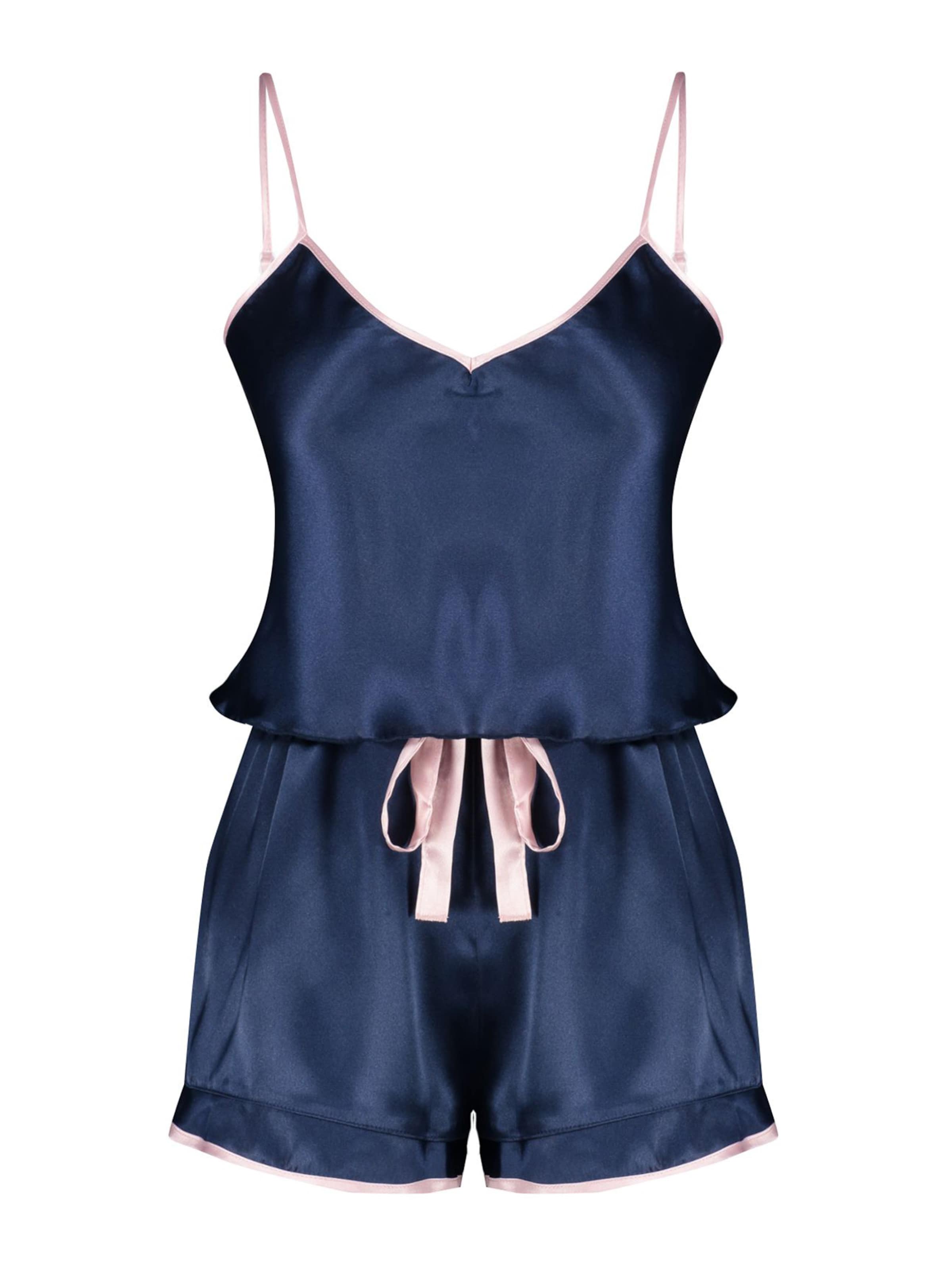 Trendyol Kort pyjamas i blå: framsida